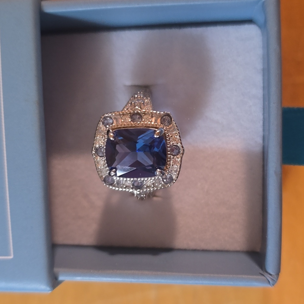 New With Box Ryze Sterling Silver December Ring. Size 6.
